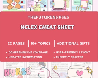 Resumo para o NCLEX | Guia de Estudos | Anotações de Enfermagem | Guia de Cuidados com Feridas | Download Imediato