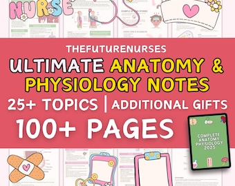Anatomy & Physiology Study Guide: Nursing School Notes (PDF Download)