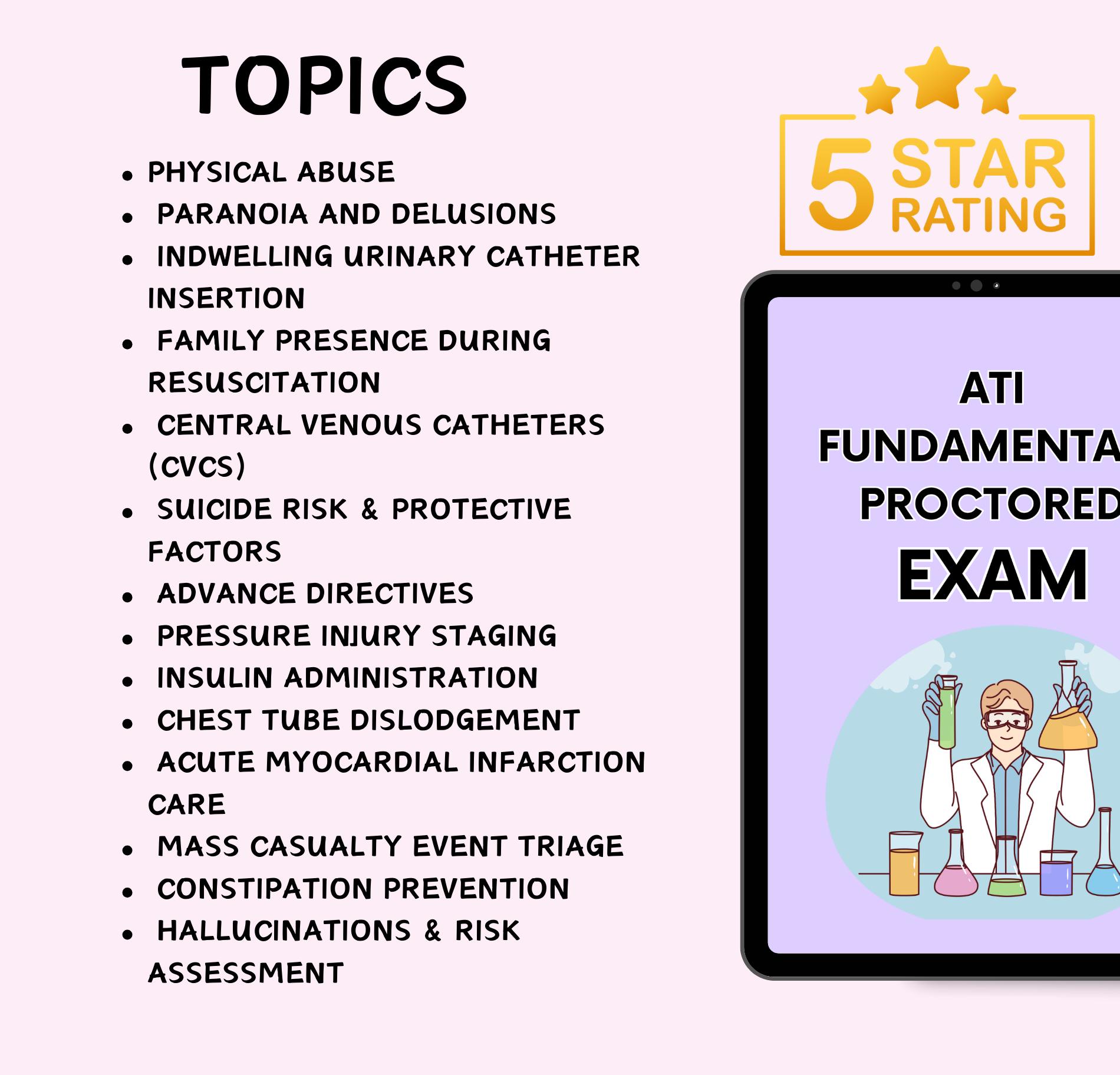 ATI Fundamentals Proctored Exam: Nursing Study Guide - Etsy