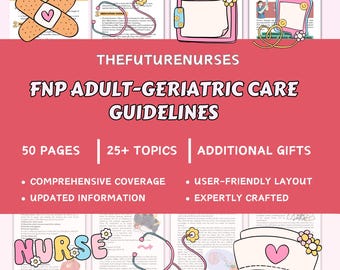 Adult-Geriatric Nurse Practitioner Clinical Guide: FNP Study Aid (PDF Download)