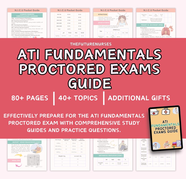 ATI Fundamentals Proctored Exam Study Guide: Nursing Notes - Etsy