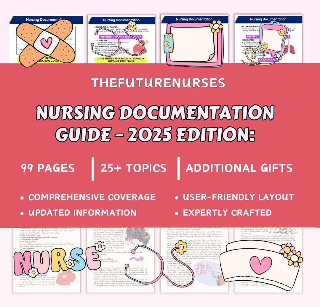 Nursing Documentation Guide 2025: Charting Template for Students (PDF ...