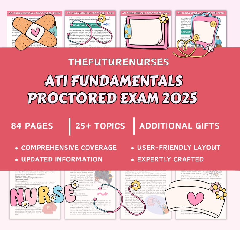 ATI Fundamentals Proctored Exam: Nursing Study Guide - Etsy