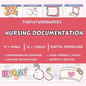 Nursing Documentation Guide : Charting Template for Students (PDF Download)