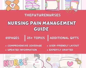 Nursing Pain Management Cheat Sheet: RN NCLEX Study Guide (PDF Download, 2025 Edition