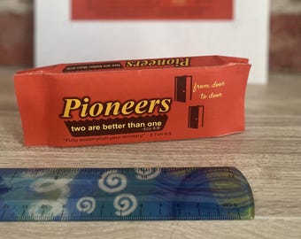 JW Pioneer Candy Wrapper, Pioneer School Gift