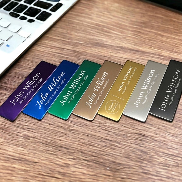 Black Name Tags Etsy