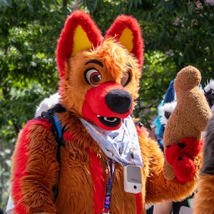 Double sided Bluey V2 Fursuit Bandana