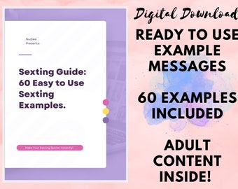 Sexting Guide: 60 Easy to Use Example Messages | Digital PDF | Simple Guide to Sexting