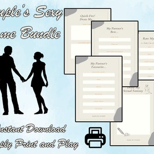 Couples Kinky Games | Game Bundle | Instant Download | Date Night Ideas