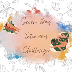 Nudiee Seven Day Intimacy Challenge | Naughty Couple Challenge Game | Instant Download | Date Night Ideas