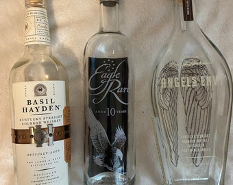 Angels Envy Basil Hayden Eagle Rare BOURBON BOTTLES *EMPTY*