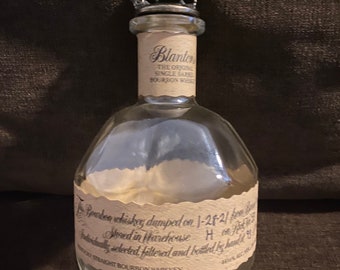 Blanton’s bottle with race horse top-EMPTY