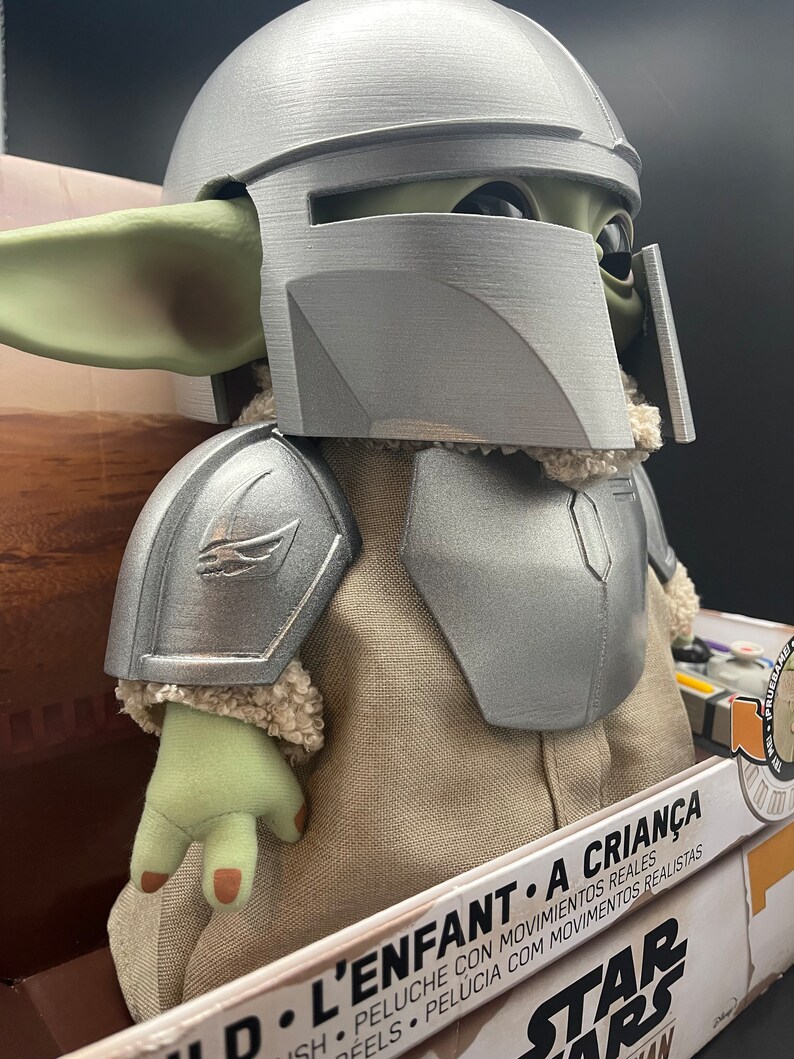 Armored Grogu remote Control Etsy