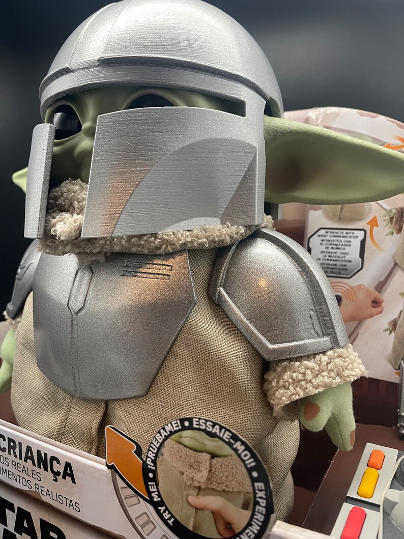 Armored Grogu remote Control Etsy