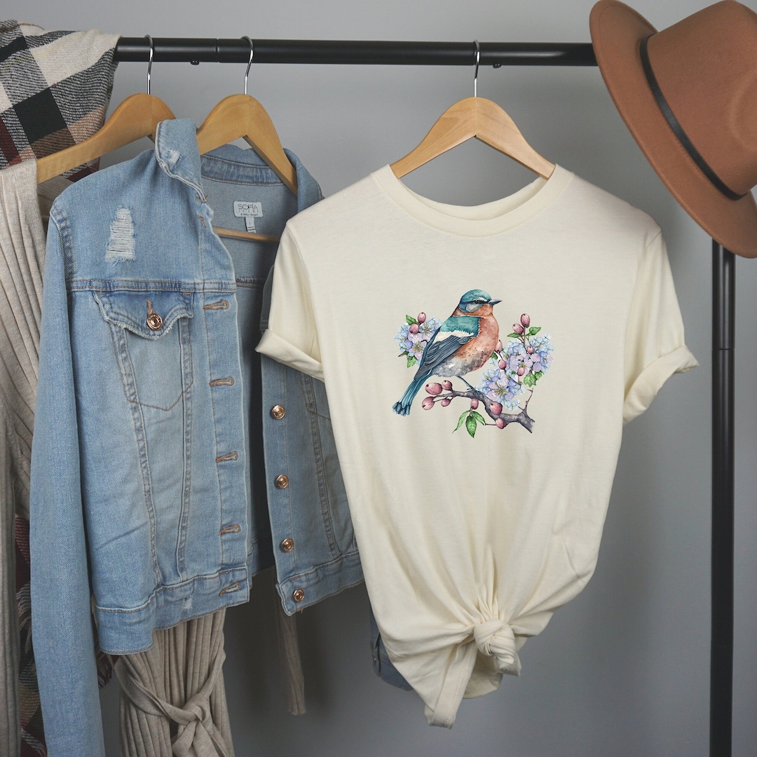 Eastern Bluebird Shirt Bird Lover Shirt Blue Bird Tshirt Etsy