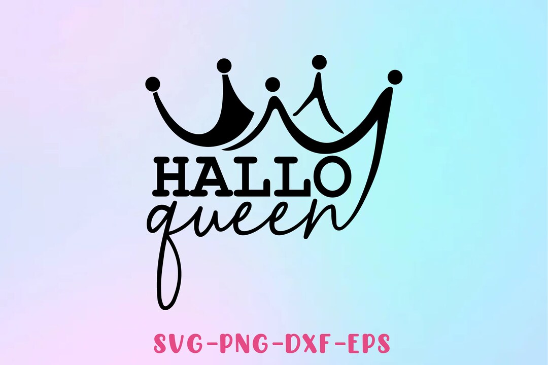 Halloqueenhalloqueen SVG Hallo Queen SVG Halloween Woman - Etsy