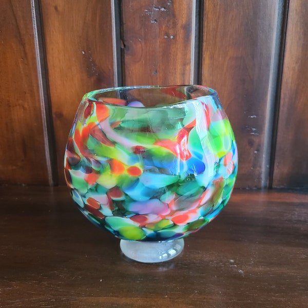 Blown Glass Bowl - Etsy