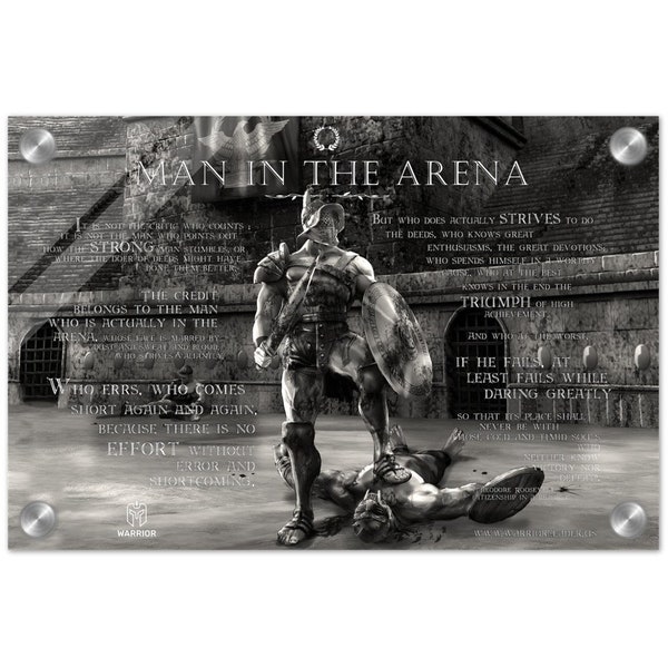 Man in the Arena - Etsy