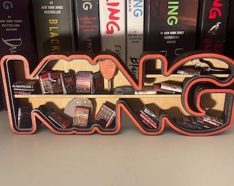 Fans of Stephen King minature bookshelf