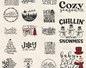 Christmas SVG Bundle / Funny Christmas SVG / Cut File / Cricut / Clip art / Commercial Use / Holiday SVG / Christmas Sayings Quotes / Winter