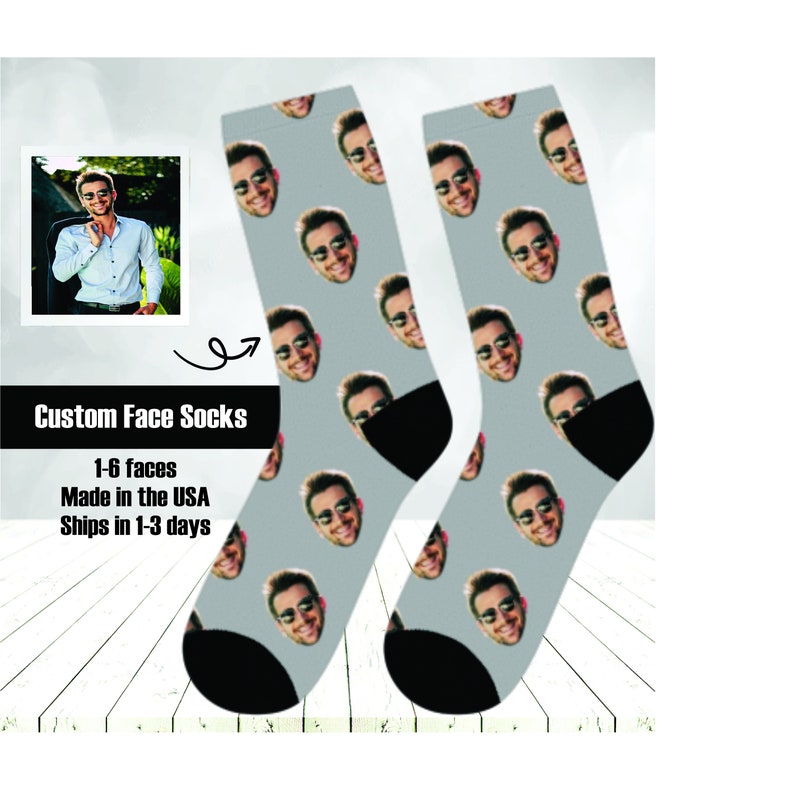 Custom Face Socks - Etsy