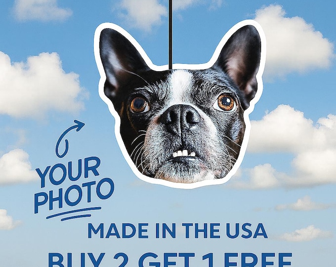 Personalized Face Air Freshener Custom Photo Car Accessory Funny Gift for Him Her Unique Car Scent Custom Picture Hanging Decor