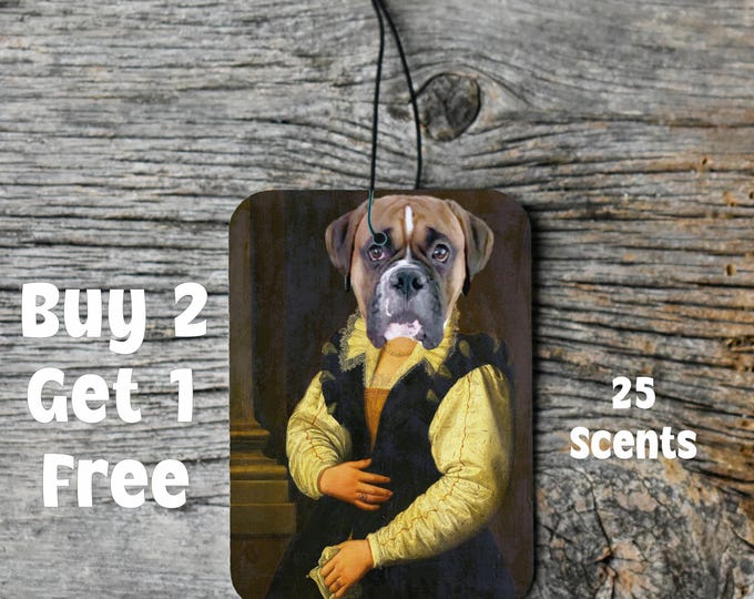 Custom Pet Renaissance Air Freshener, Custom Face Air Freshener, Custom Photo Air freshener, custom car air freshener, custom freshie