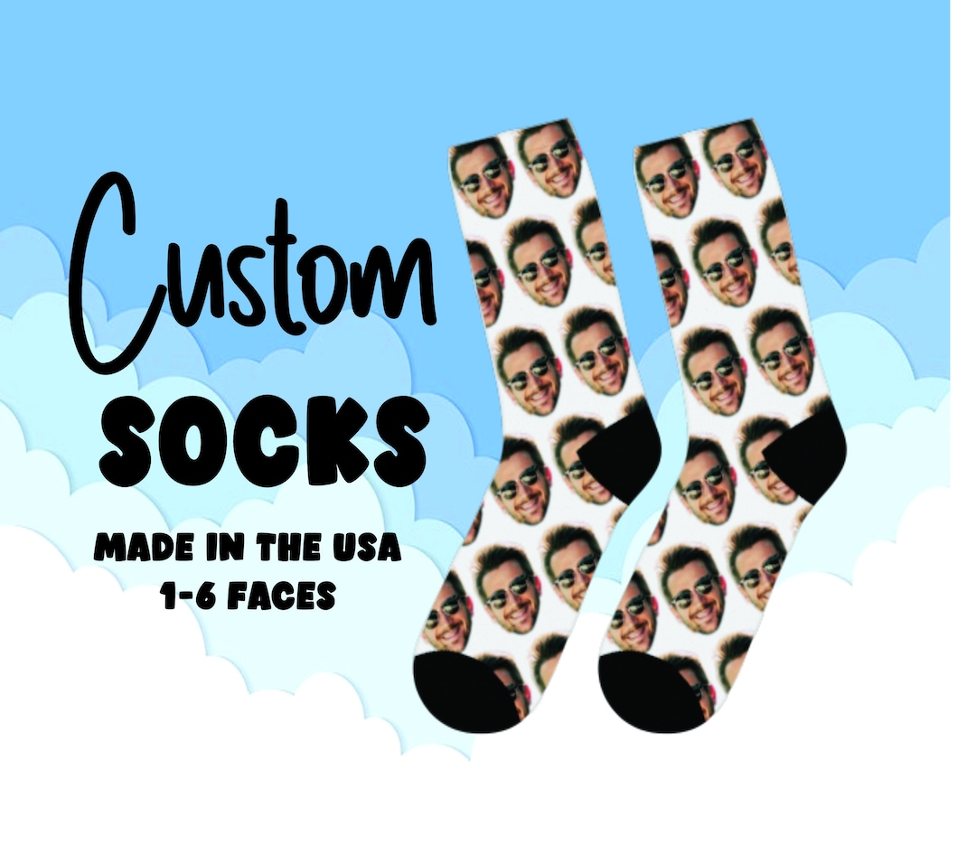 Custom Face Socks custom Photo Sock, Custom Socks, Personalized Socks