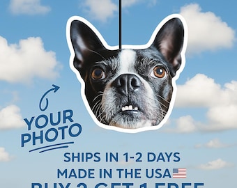Pet Air Freshener, Photo Freshener, Picture Air Freshener, Custom  Face Air Freshener, Personalized Gift, Custom Gift,Personalized Freshener