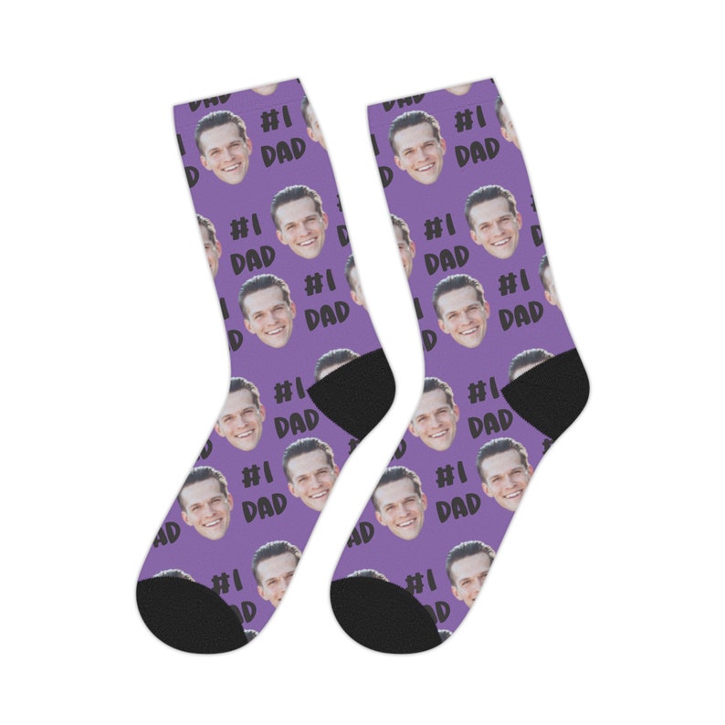 Father's Day Socks Father's Day Gifts Custom Etsy