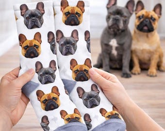 Custom Pet Photo Socks Personalized Pet Socks Custom Dog Socks Custom Cat Socks Fathers Day Gifts Cat Dad Gift Dog Dad Gifts Dog Face Sock