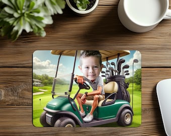 Custom Photo golf  Mousepad - Personalized Mouse pad - Photo printed on mousepad - Custom Printed Mousepad - Personalized mouse pad
