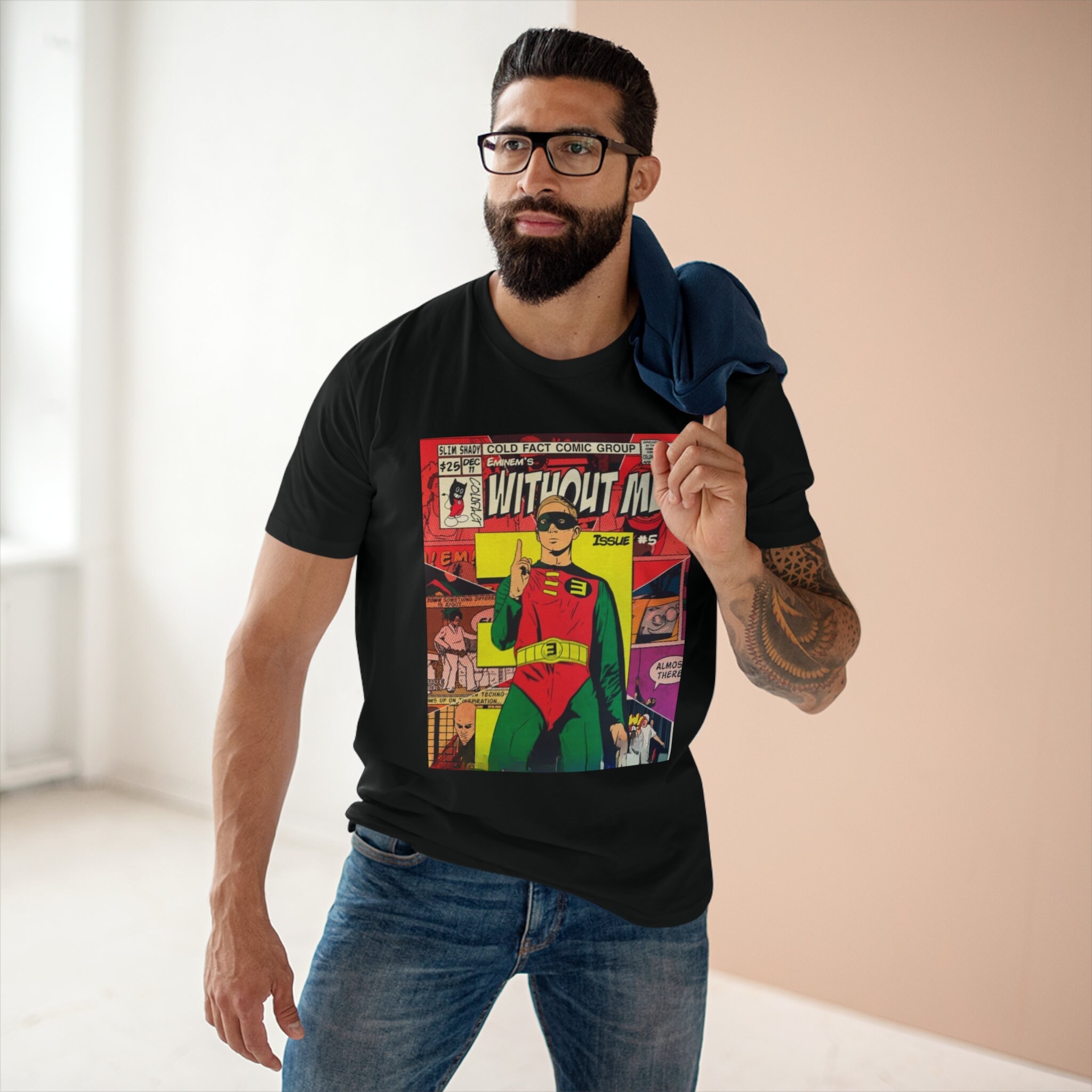 Discover Camiseta Eminem Leyenda de Rap Hip Hop Rapero Famoso Merch para Hombre Mujer