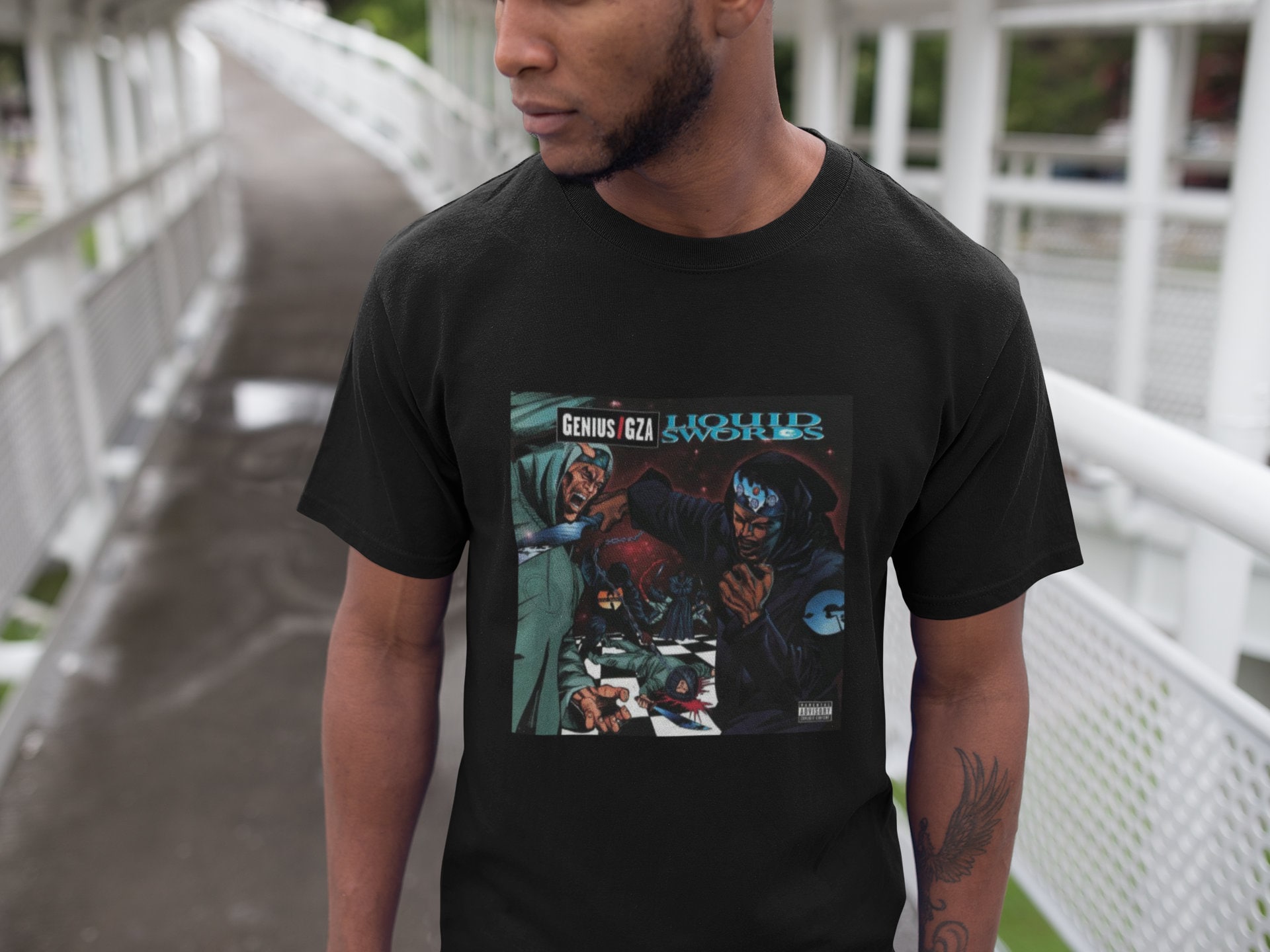 Discover Liquid Swords Album GZA T Shirt