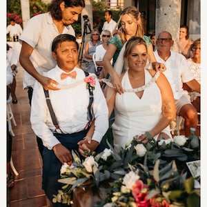 FLOWER Macrame Lasso - Wedding Ceremony - Mexican Wedding - Tradition - Handmade - Padrinos