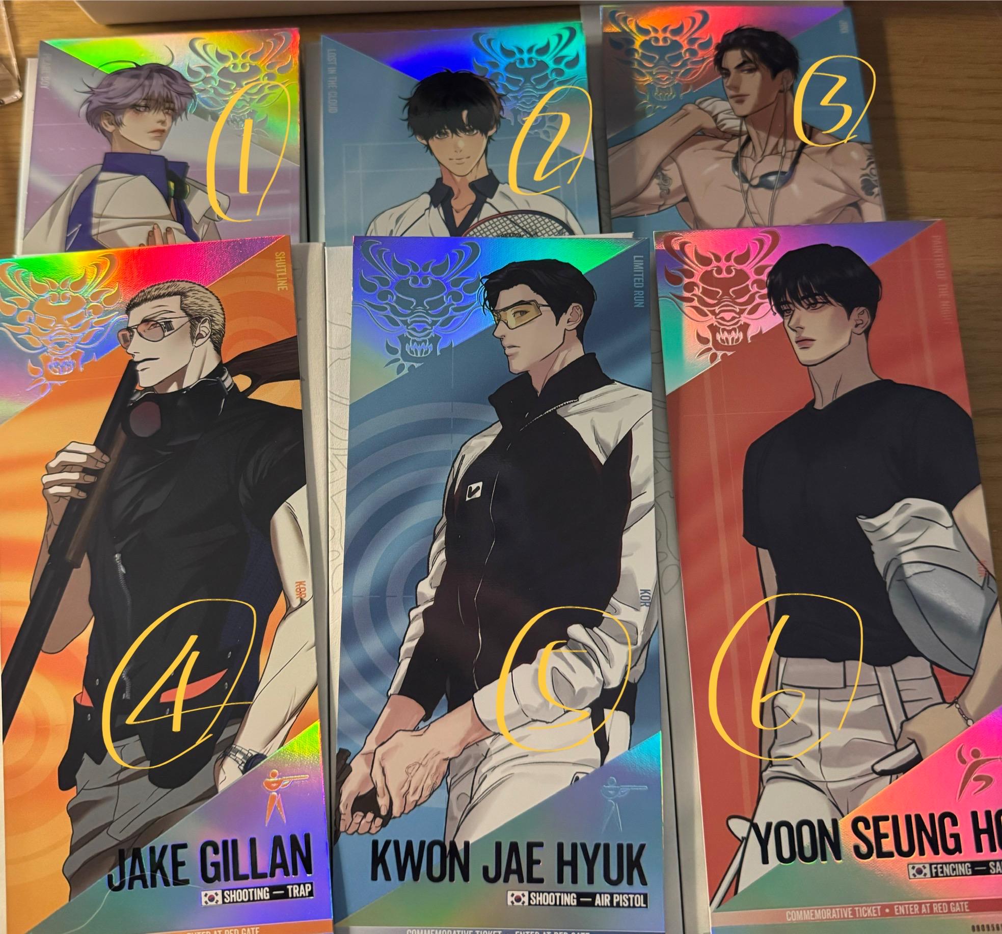Buy Korean BL Manhwa Lezhin Collection Photocards and Holographic