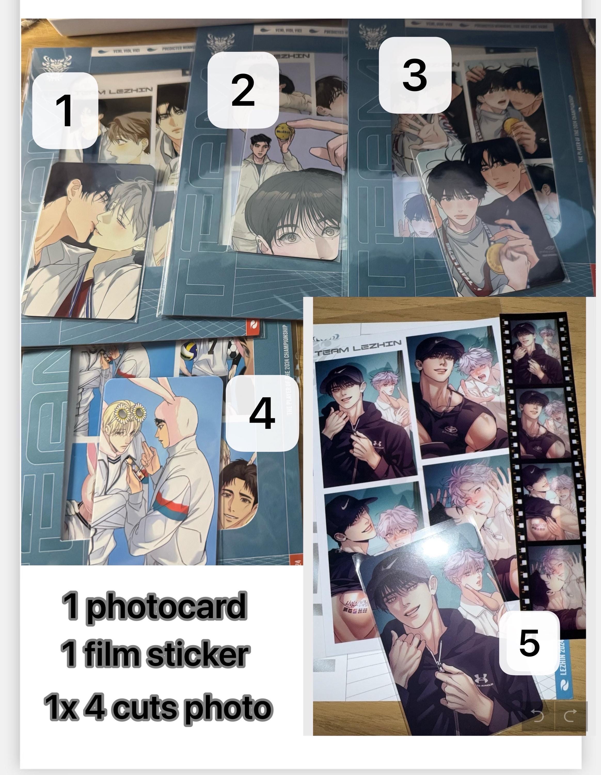 Buy Korean BL Manhwa Lezhin Collection Photocards and Holographic