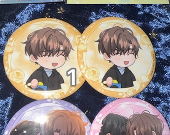 Korean BL Manhwa lezhin collection photocards and official merchandise