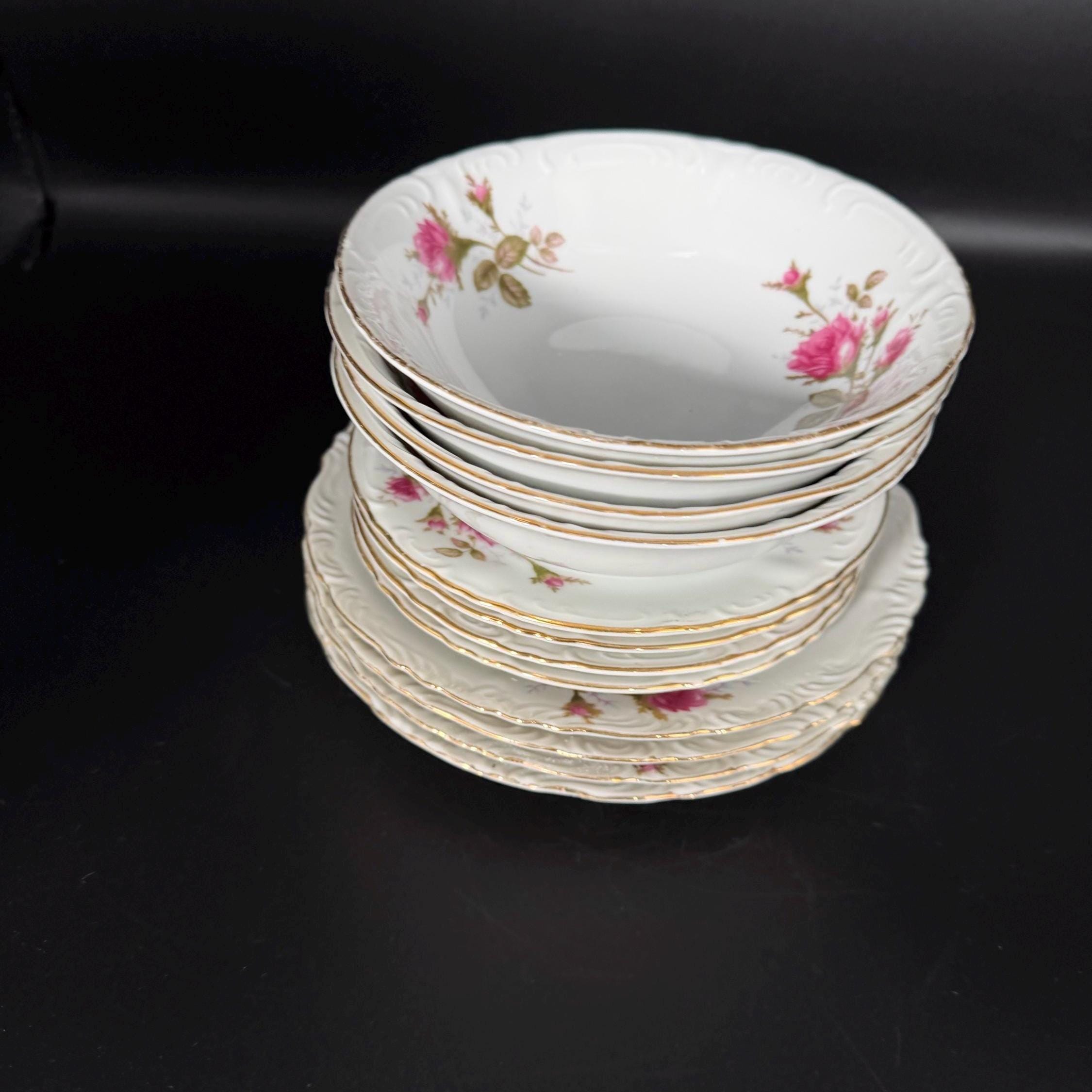 Moss Rose China - Etsy
