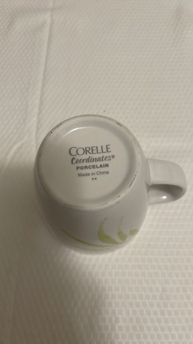 Corelle Coordinates Porcelain Coffee Mugs Etsy
