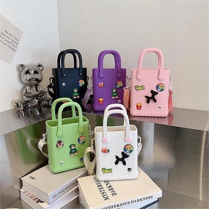 Mini Crossbody Croc style Bag Personalised Charms dog Ones Also Available Long Strap 8 Colours Perfect for Carrying Phones Bank Cards Etsy