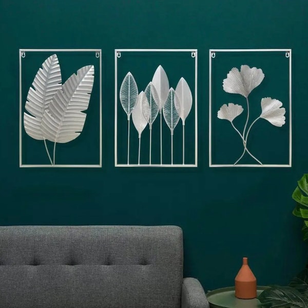 Silver Wall Art Etsy