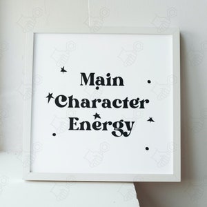 Hoofdpersoon energie grappige Gen Z humor Svg Png clipart vector afbeelding Instant Download ontwerpen voor Cricut Wall Print Home decor cadeau idee