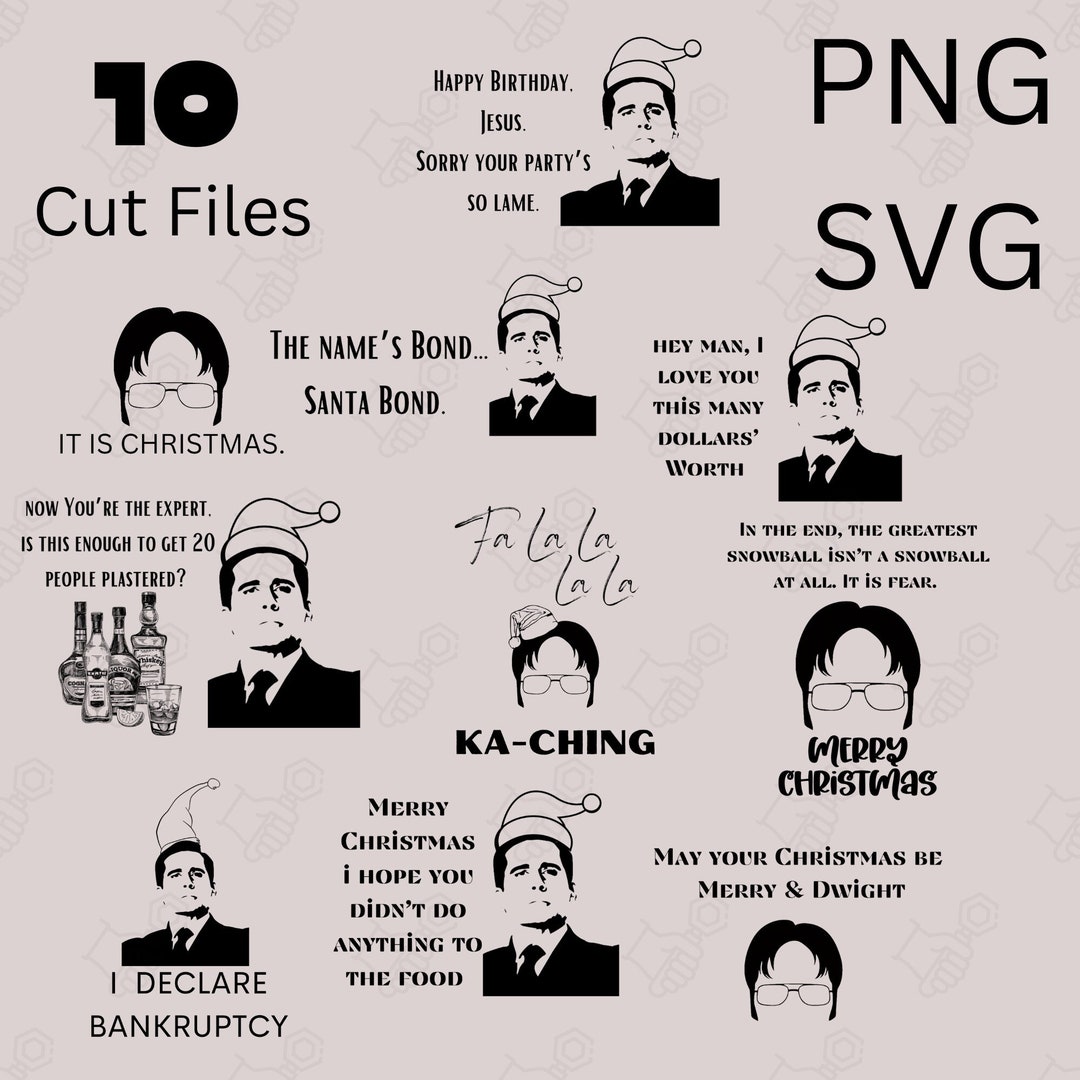 the-office-christmas-png-michael-scott-png-dwight-schrutte-etsy-canada
