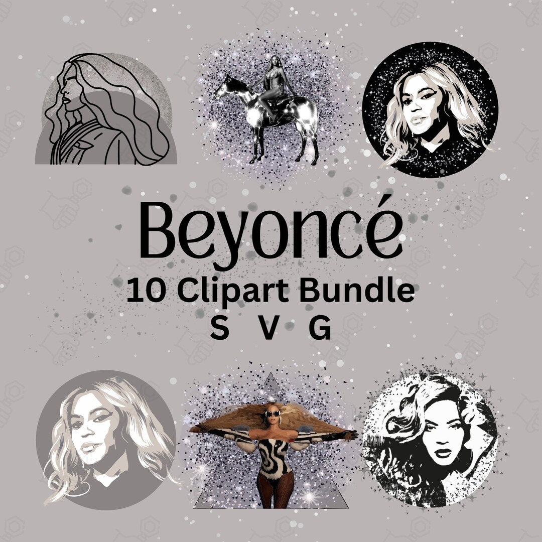 Queen B Clipart Bundle Silhouette SVG Vector Transfer Files Queen Bee