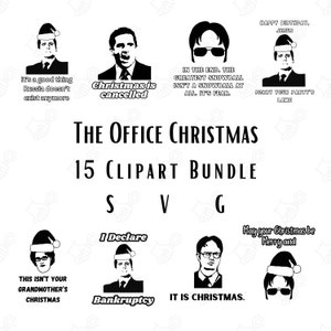The Office Christmas SVG, Michael Scott PNG, Dwight Schrutte SVG, The Office, Christmas svg, Cricut, Tshirt Designs, Printable Office Art