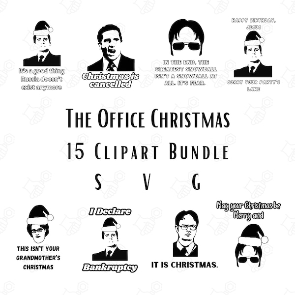 The Office Christmas SVG, Michael Scott PNG, Dwight Schrutte SVG, The Office, Christmas svg, Cricut, Tshirt Designs, Printable Office Art