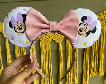 Pastel 90's Spring Minnie Mouse Ears