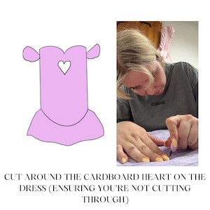 DIY SABRINA HEART Cutout Dress Guide